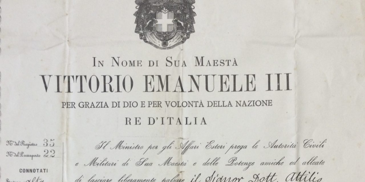 “Attilio Tamaro: il diario di un italiano” su “Annali della Fondazione Ugo Spirito e Renzo De Felice”