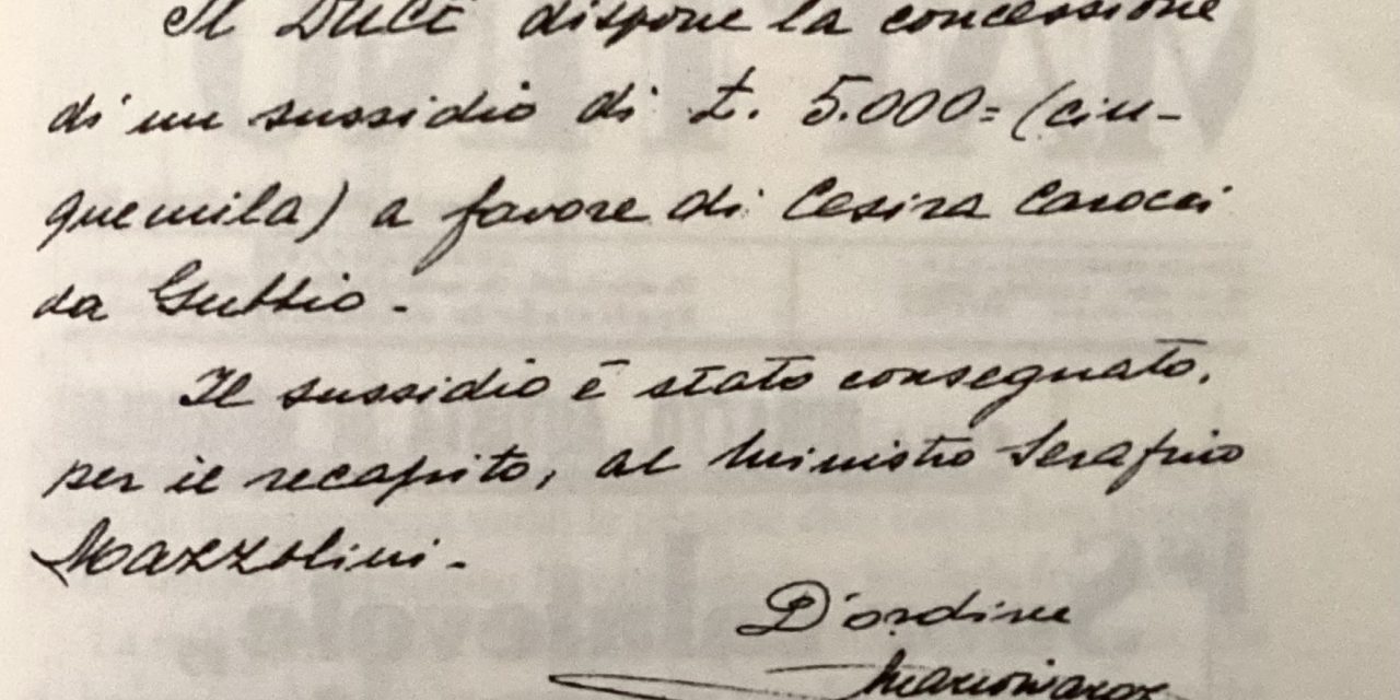 “Cesira e Benito” su “Il Giornale dell’Umbria”