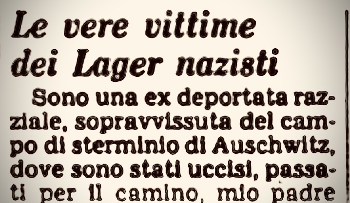 Una lettera ritrovata: Liliana Segre al “Corriere” (1980)